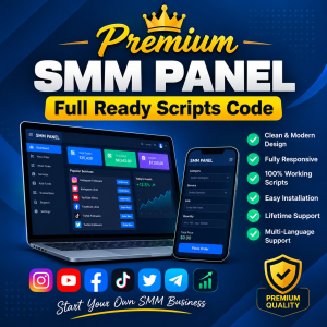 Premium SMM Panel Full Ready Scripts Code